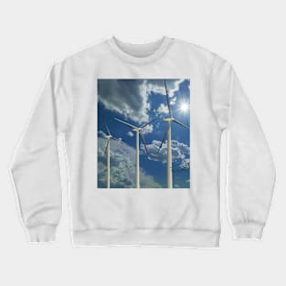 3 Wind Turbines Crewneck Sweatshirt